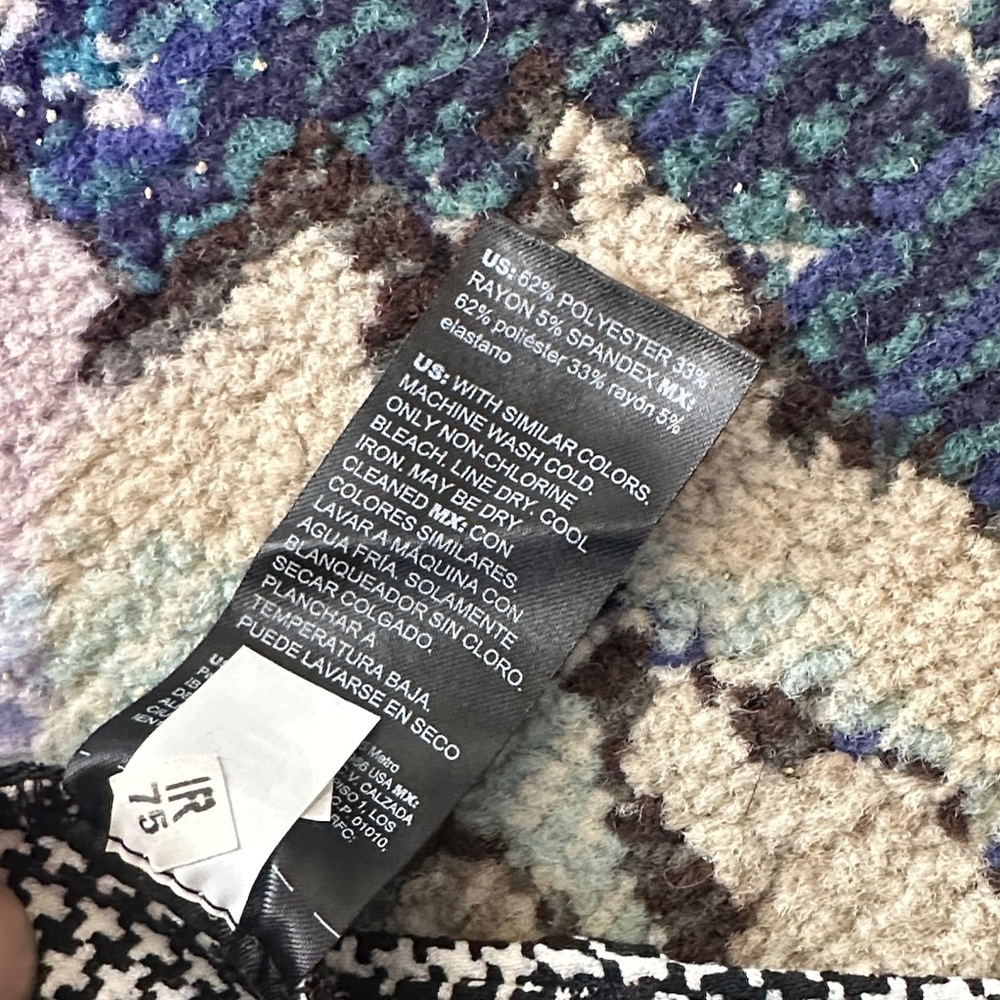 WHBM White House Black Market Houndstooth Dress Pants NWOT Sz 4 - Picture 10 of 10